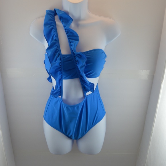 🔴 Two Piece Ruffle Strapped Swim Suit - Picture 4 of 7